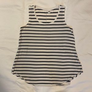 Navy Striped Old Navy Luxe Swing Tank